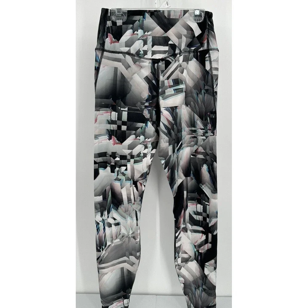 NIKE‎ DRI FIT POWER LEGEND LEGGINGS Women's Size Medium Botanical Fresh Print
